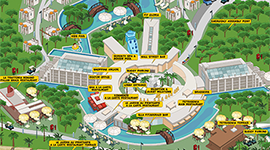 Gloria Serenity Resort Hotel illüstrasyon Haritası