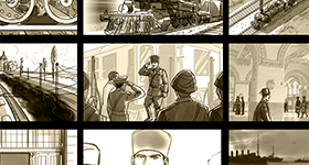 Atatürk Çizgi Film Storyboard Çizimi